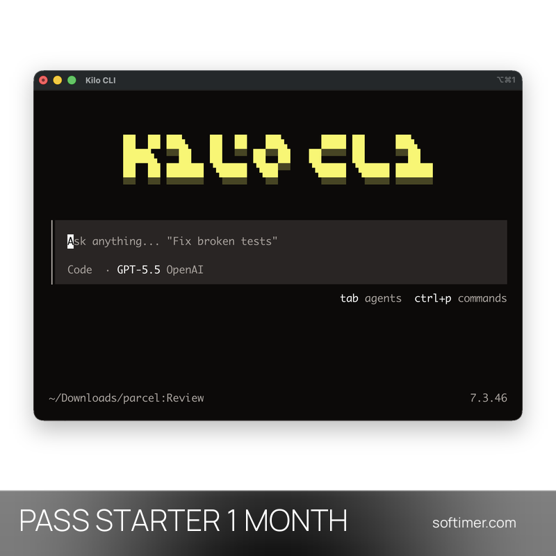 Kilo Code Pass Starter - 1 Month - ACCOUNT