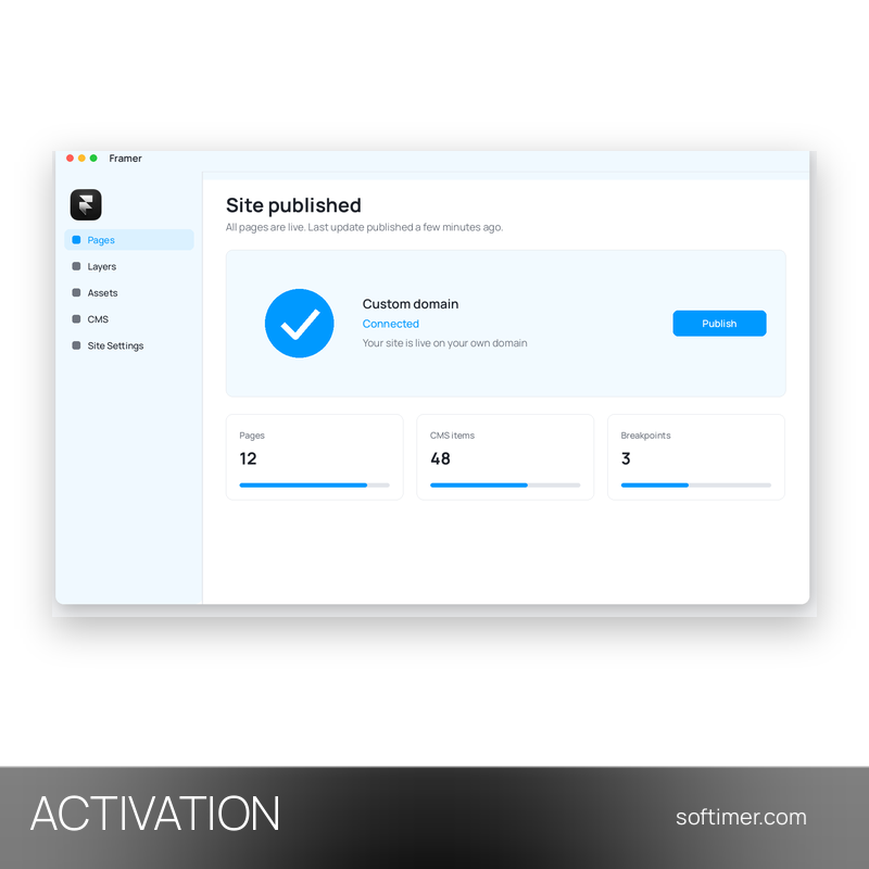 Framer Pro - ATTIVAZIONE 1 anno - Web