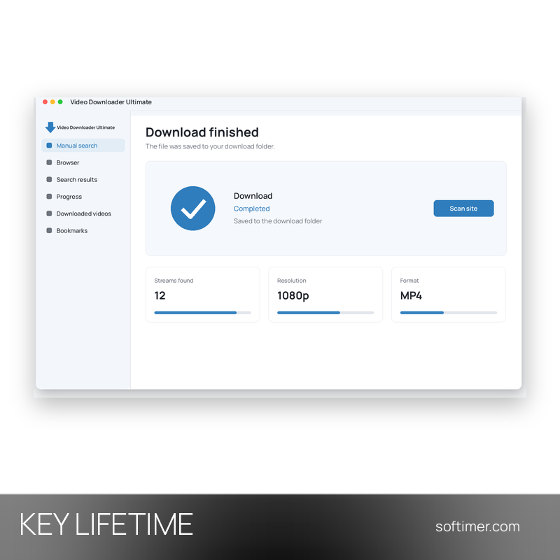 Video Downloader Ultimate - Lifetime License KEY - Windows