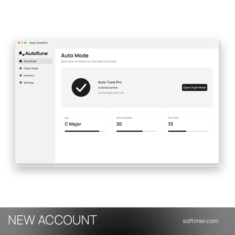 Antares Auto-Tune Pro 11 - NOUVEAU COMPTE sur votre e-mail / 2 appareils - Mac / Windows