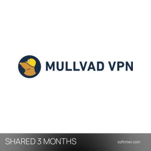 Mullvad VPN Premium - 3 Monate - Geteilter ACCOUNT