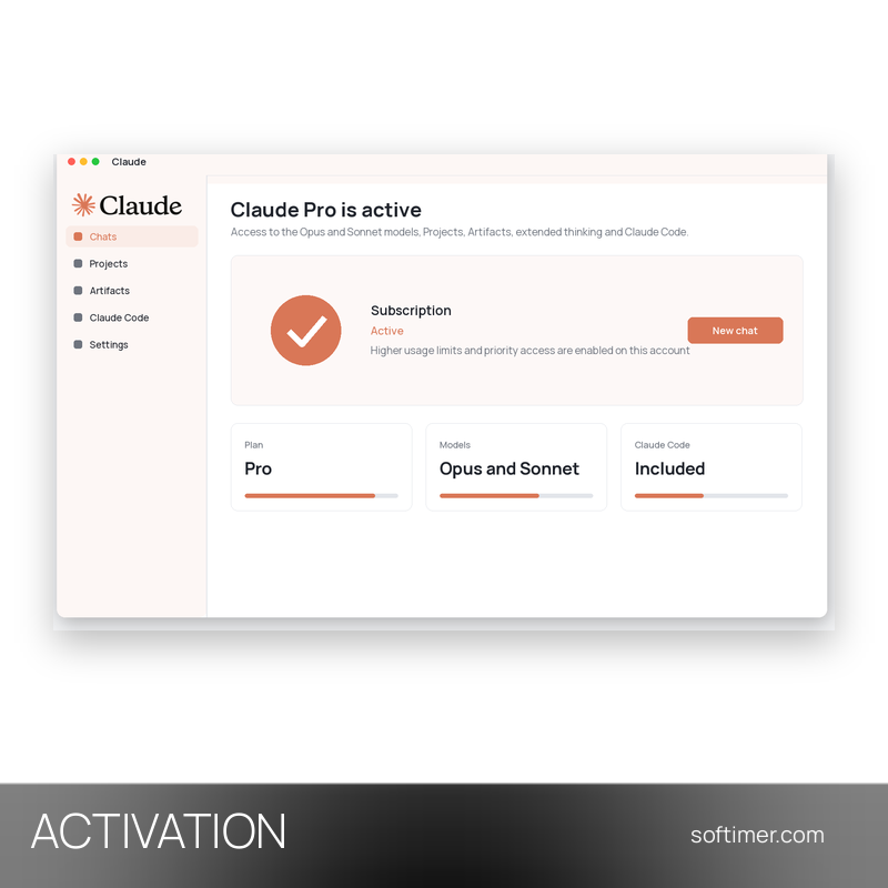 Anthropic Claude Max 5x - ACTIVATION sur votre compte 1 mois - Multiplateforme