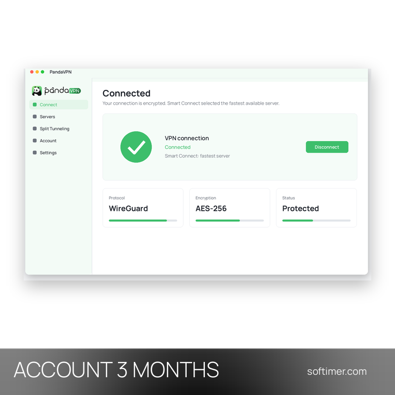PandaVPN Premium - 3 mois - ACCOUNT