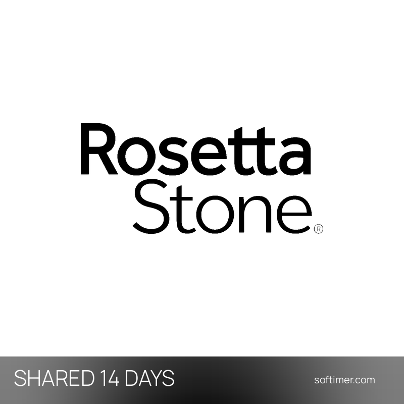 Rosetta Stone - 14 Days - Shared ACCOUNT