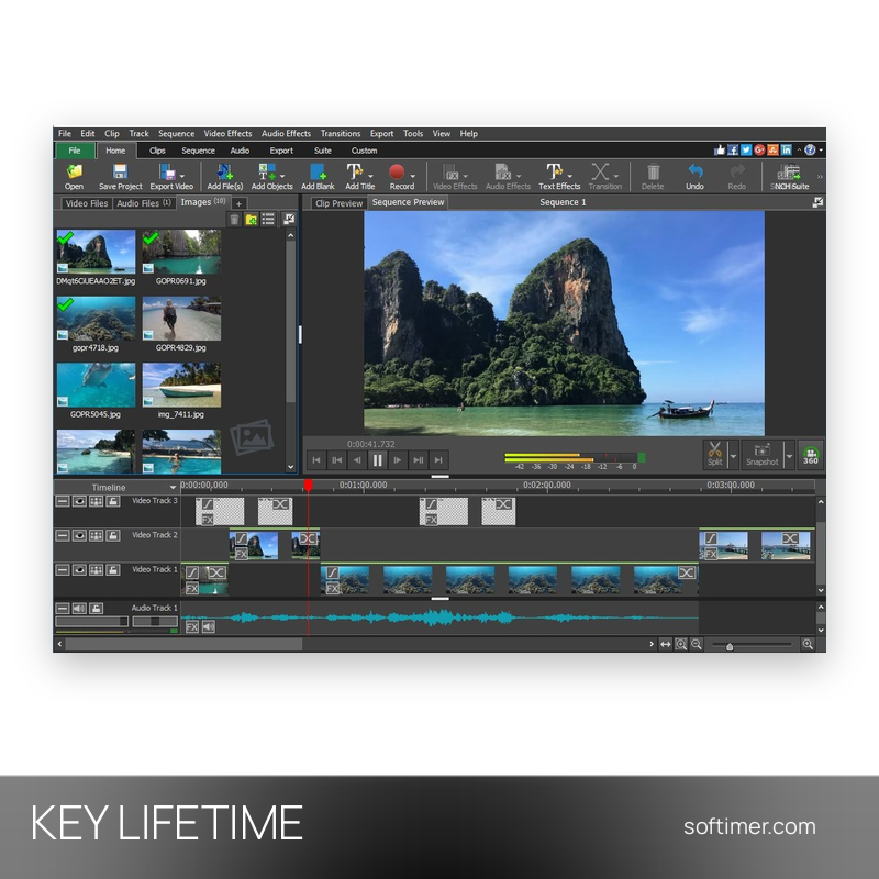 NCH VideoPad - Lifetime License KEY - Windows