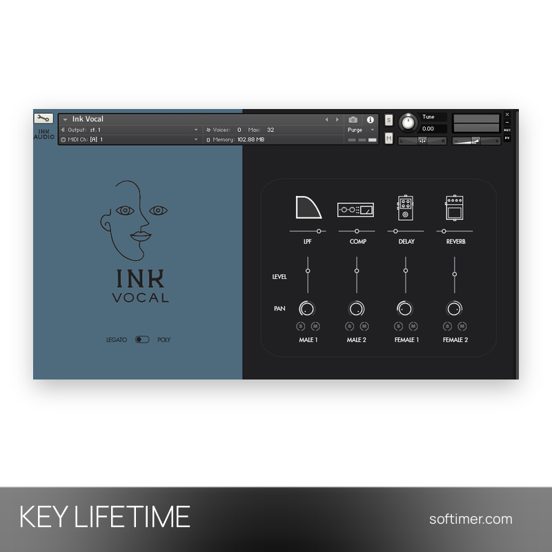 Ink Audio Ink Vocal - CLÉ de licence - À vie - Mac / Windows