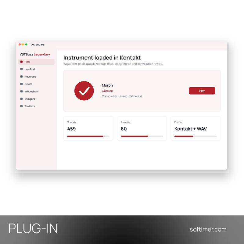 VSTBuzz Legendary - Licence PLUG-IN - À vie - Windows / Mac