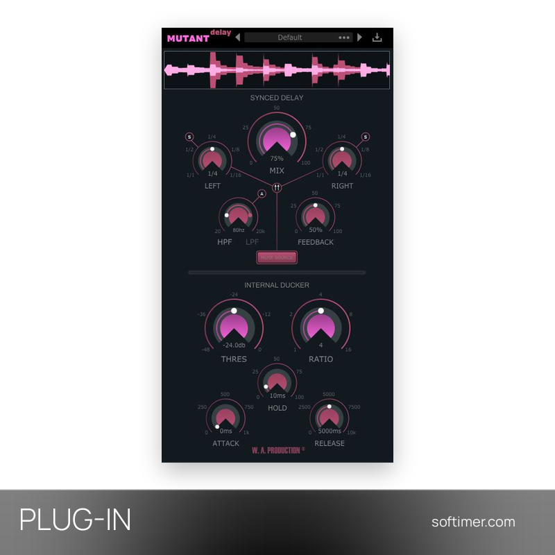 W.A. Production Mutant Delay - Licence PLUG-IN - Mac / Windows