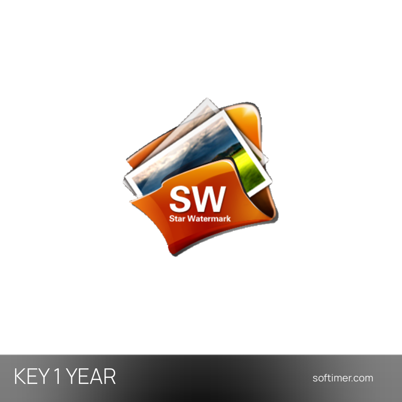 Star Photo Watermark - CHIAVE di licenza 1 anno - Windows