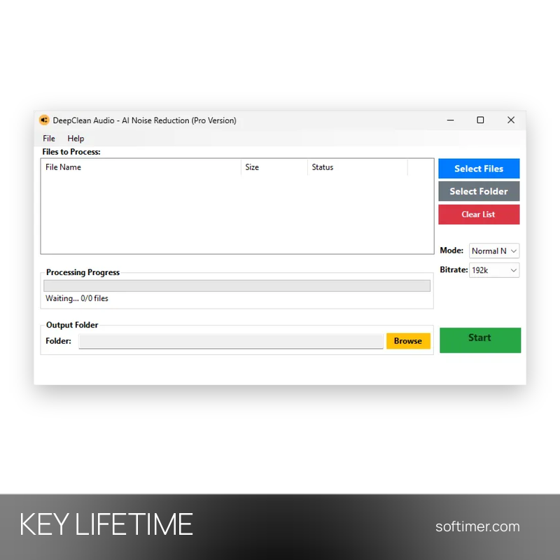 SteelSoft DeepClean Audio - CLÉ de licence - À vie - Windows