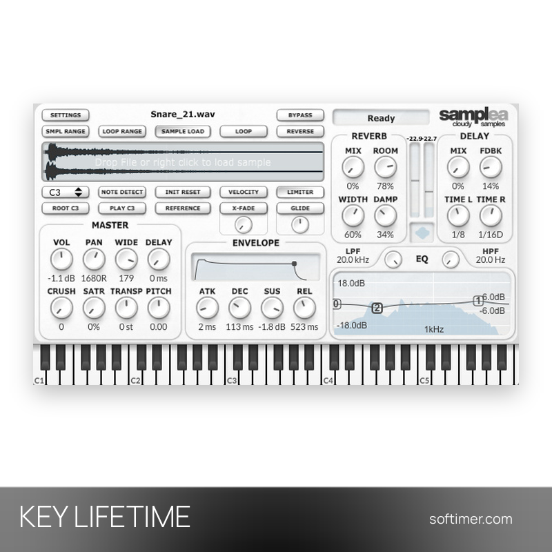 Cloudy Samples Samplea - CHIAVE di licenza - A vita - Mac / Windows