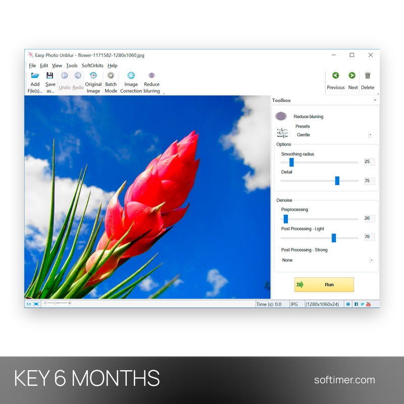 SoftOrbits Easy Photo Unblur 9.1 - CHIAVE di licenza 6 mesi - Windows