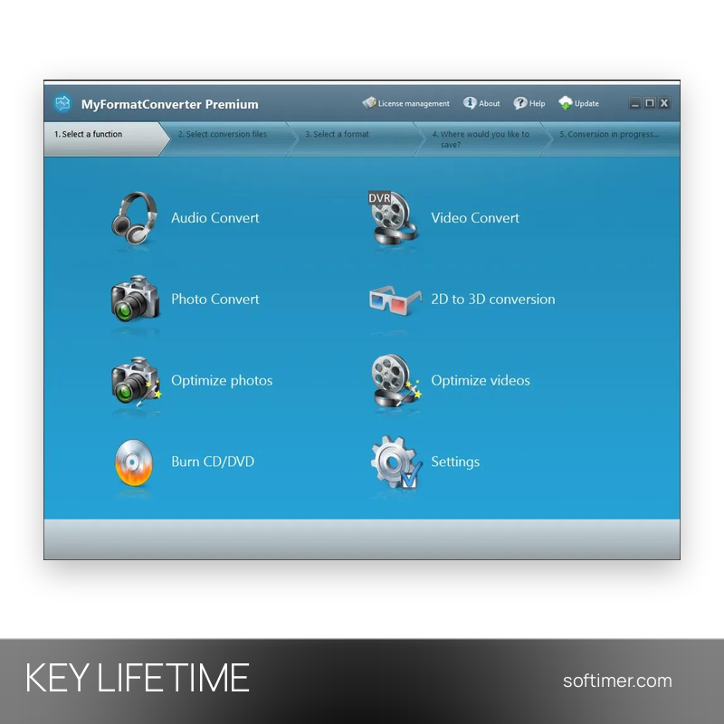 Engelmann MyFormatConverter Premium - CHIAVE di licenza - A vita - Windows
