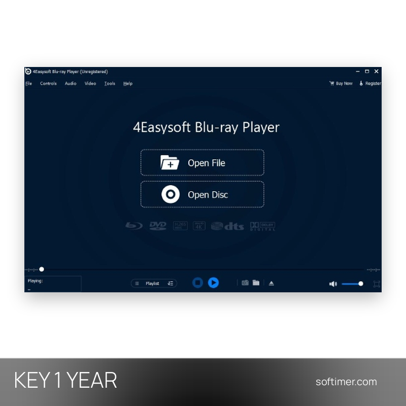 4Easysoft Blu-ray Player - 1 Year License KEY - Windows
