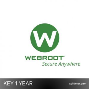 Webroot Secure Anywhere key 1 PC - 1 an