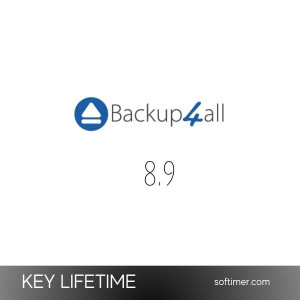 Backup4all 8.9 License Key LIFETIME