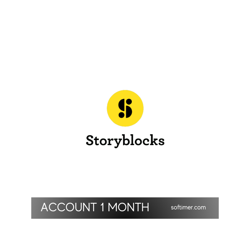 Abbonamento Premium a Storyblocks - 1 mese (accesso all'account)