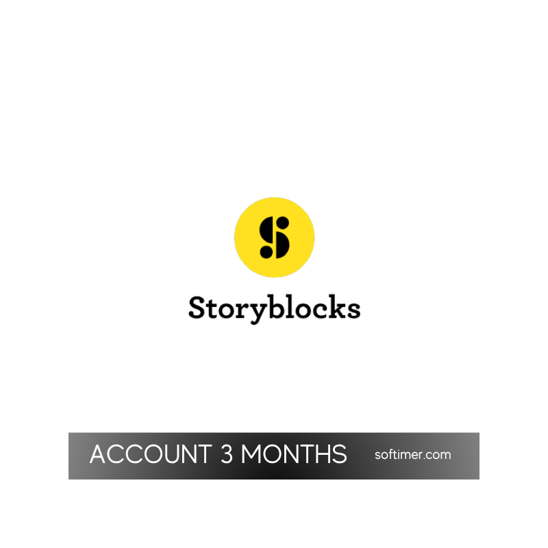 Премиум-подписка Storyblocks — 3 месяца (доступ к аккаунту)
