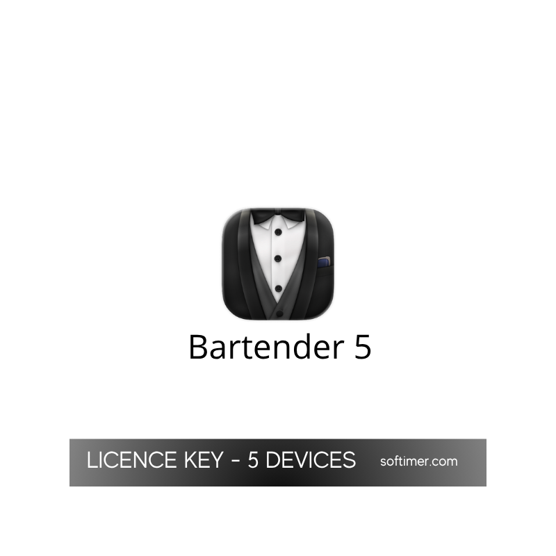 Bartender 5 pour macOS - 5 appareils