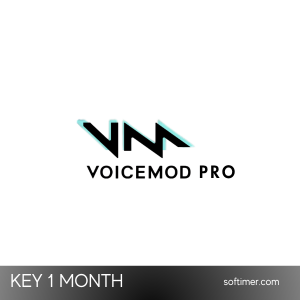 Voicemod PRO - CLÉ de licence de 1 mois