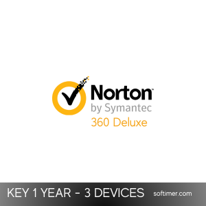 Norton 360 Deluxe - 3 dispositivi / 1 anno (chiave globale)