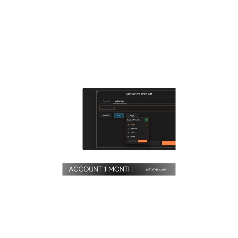 TickTick Premium – подписка на 1 месяц (в вашу учетную запись)