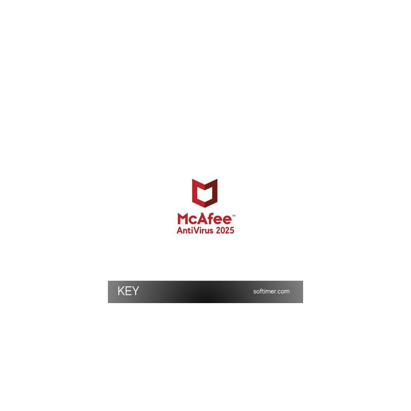 McAfee AntiVirus 2025 1 Gerät 1 Jahr Globaler Schlüssel