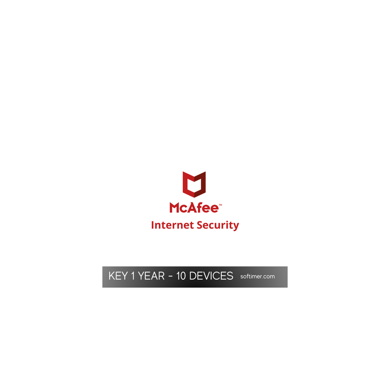McAfee Internet Security 1 Year - 10 Devices Activation Key