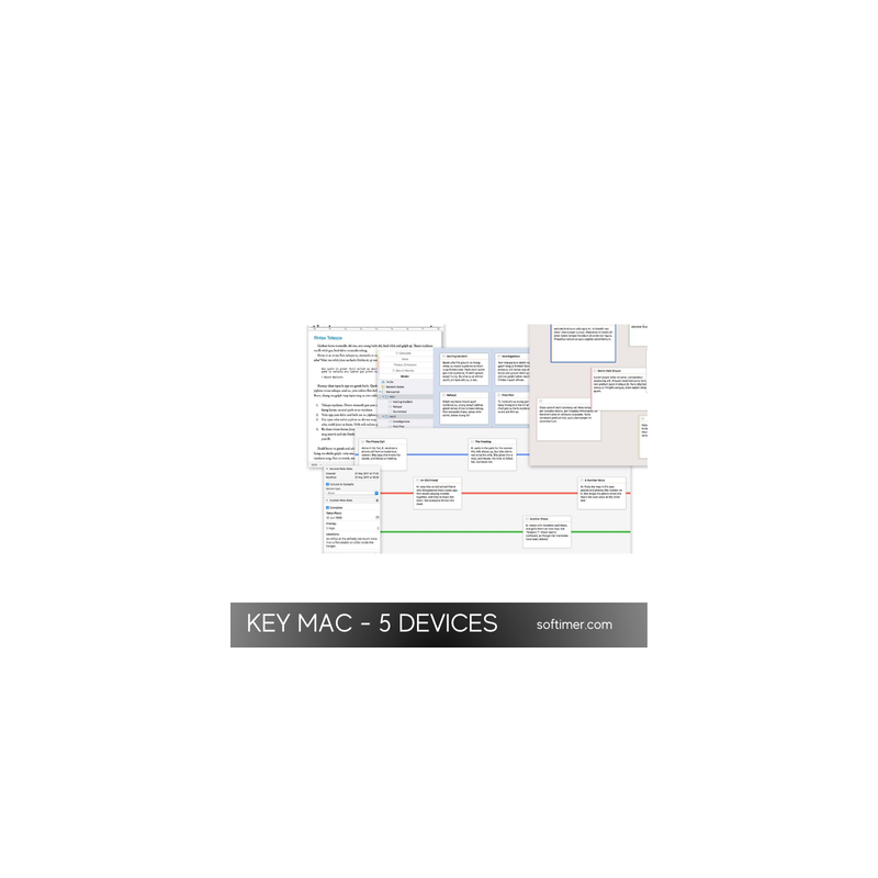 Licence Scrivener 3 Standard pour Mac - 5 appareils