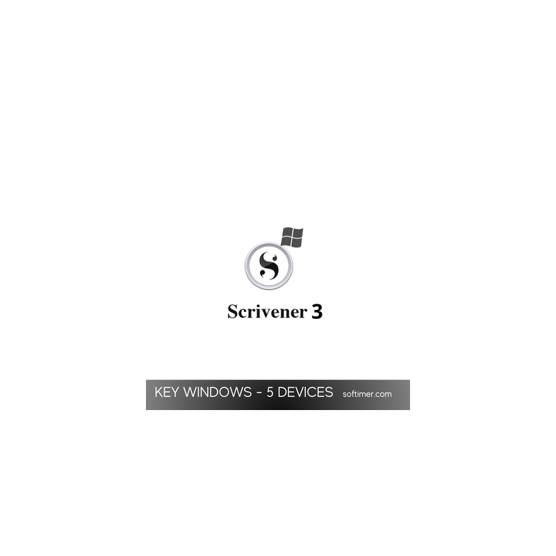Scrivener 3 Standard License for Windows - 5 Devices