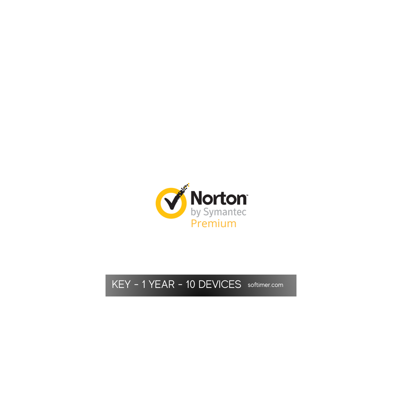 Clé de licence mondiale Norton 360 Premium 10 appareils, 1 an