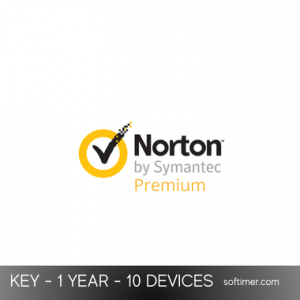 Clé de licence mondiale Norton 360 Premium 10 appareils, 1 an