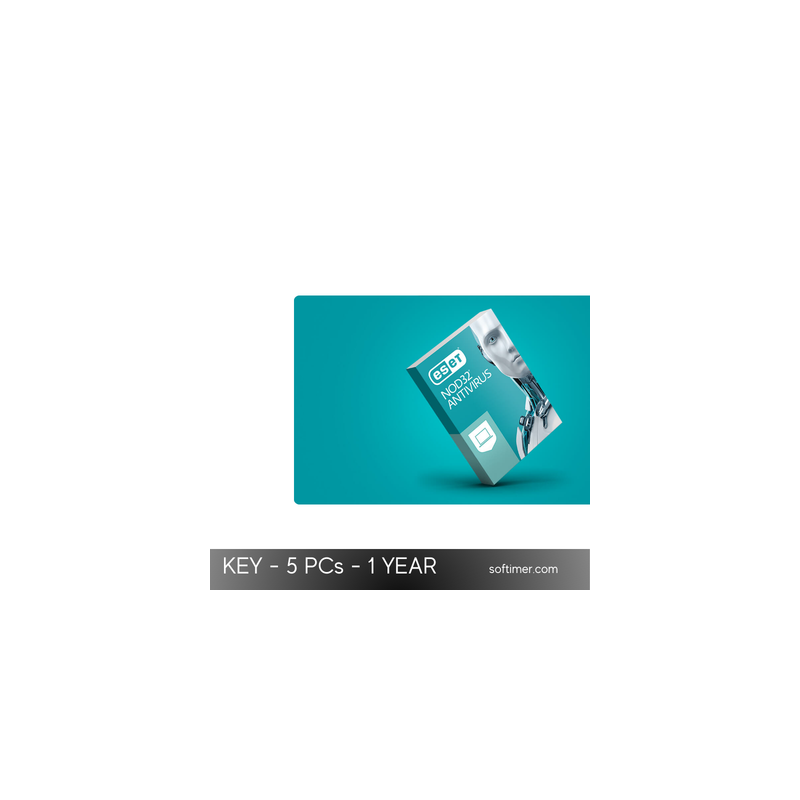 ESET NOD32 Antivirus – 5 PC 1 Jahr Lizenzschlüssel