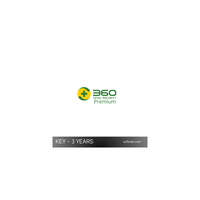 360 Total Security Premium - 1 CHIAVE DI Licenza per 3 Anni per PC