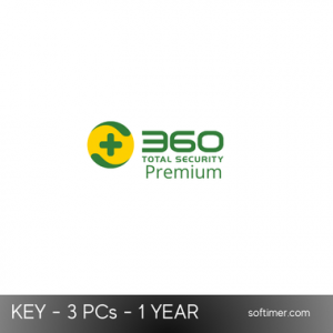 360 Total Security Premium - 3 PC 1 Year License KEY