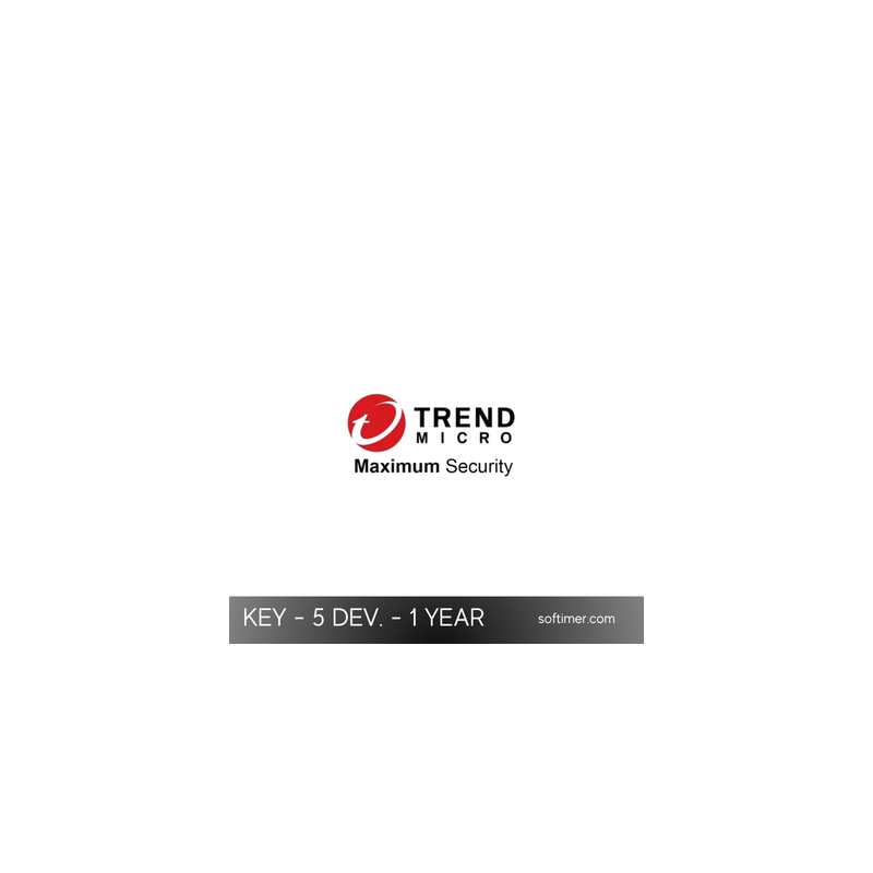 Trend Micro Maximum Security 1 Jahr 5 Geräte-Lizenzschlüssel