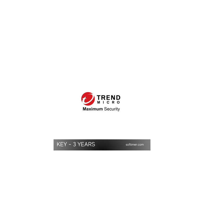 Trend Micro Massima sicurezza 3 anni 1 chiave di licenza del dispositivo