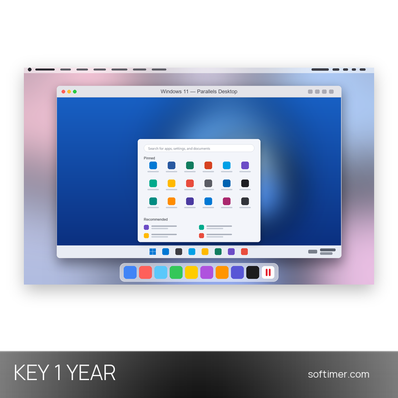 Parallels Desktop 27 Standard - CLÉ de licence 1 an - Mac