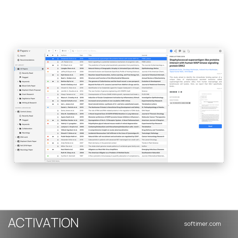 ReadCube Papers Standard - ACTIVATION sur votre compte 1 an - Multiplateforme