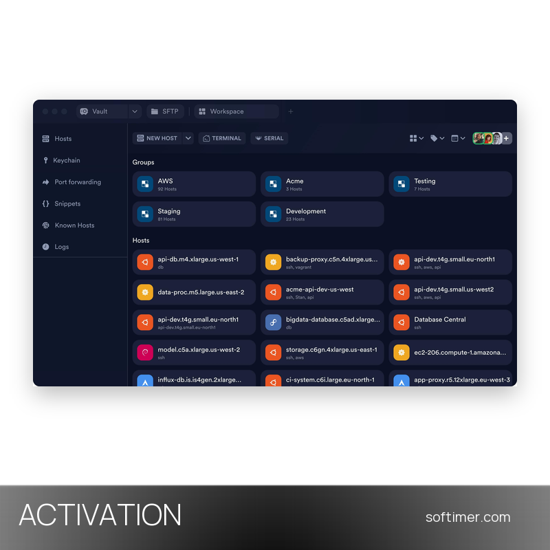 Termius Pro - АКТИВАЦИЯ на вашем аккаунте на 1 год - Кроссплатформенная