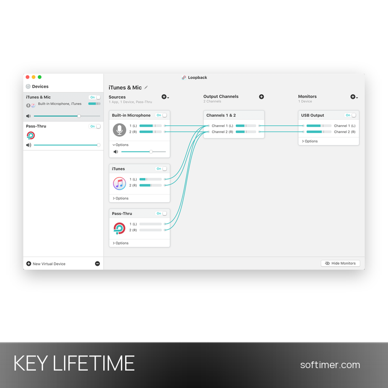 Rogue Amoeba Loopback - Lifetime License KEY - Mac