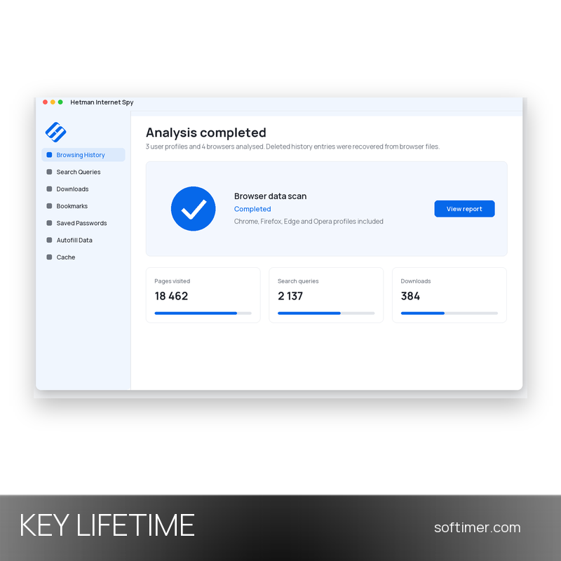 Hetman Internet Spy Unlimited Edition 4.0 - Лицензионный ключ - Бессрочно - Windows
