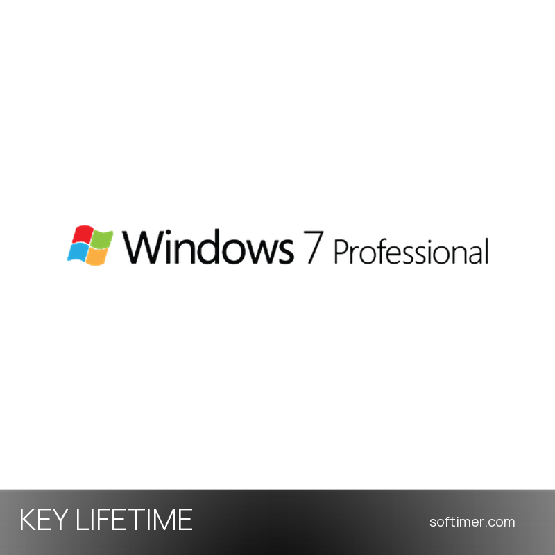 Windows 7 Professional - Lifetime License KEY - Windows