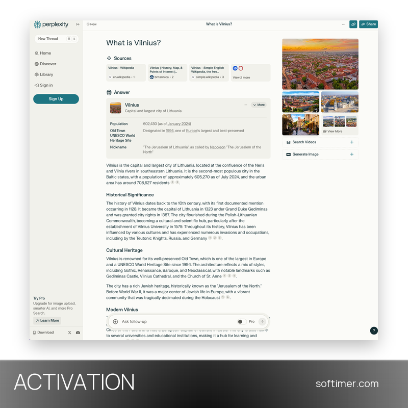 Perplexity Pro - ACTIVATION sur votre compte 1 mois - Multiplateforme