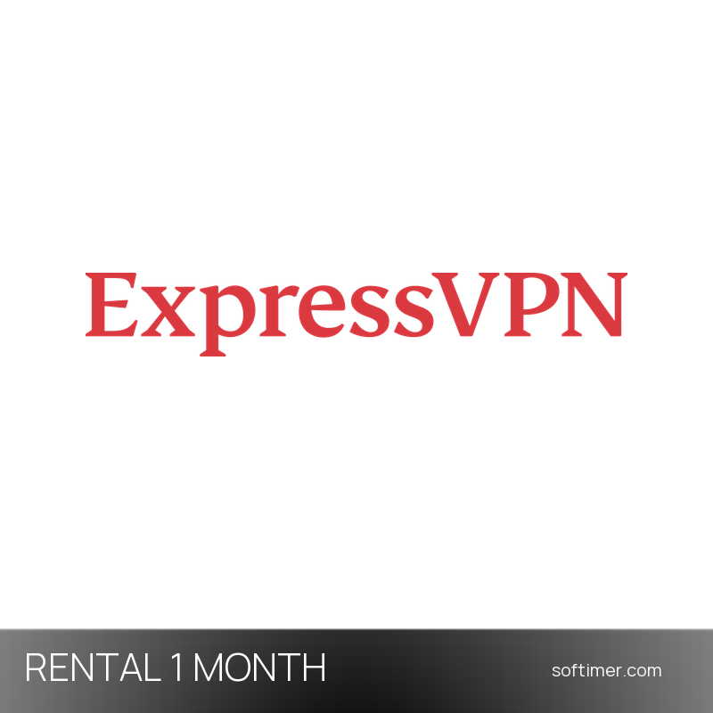 ExpressVPN - 5 Devices / 1 Month - Rental ACCOUNT