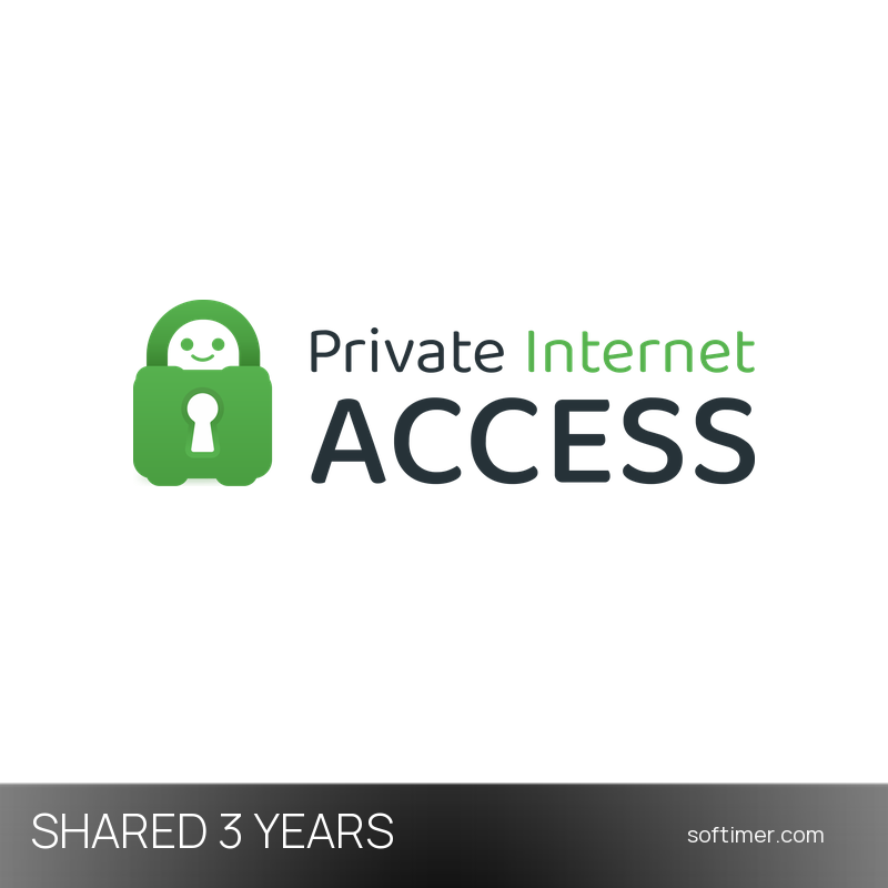 Private Internet Access VPN Premium - 3 ans - ACCOUNT partagé
