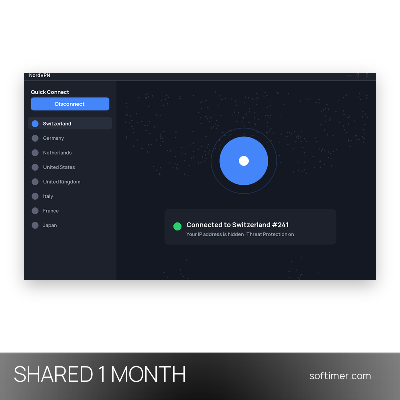 NordVPN Premium - 1 Month - Shared ACCOUNT