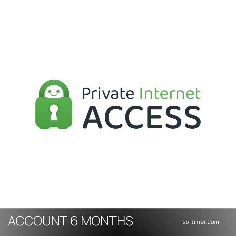 Private Internet Access VPN Premium - Unlimited Devices / 6 Months - ACCOUNT