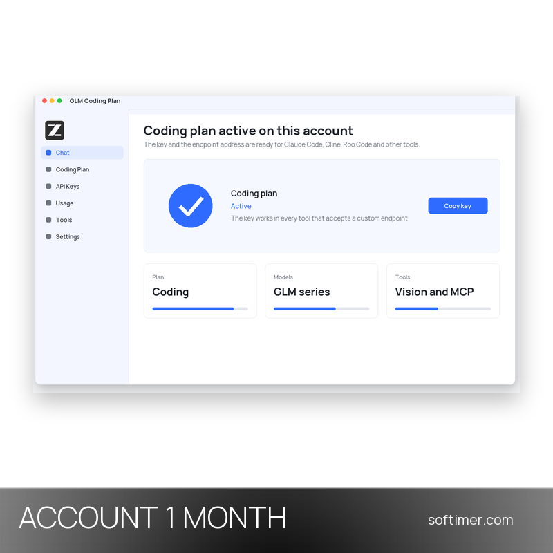 GLM Coding Plan Max - 1 Monat - ACCOUNT