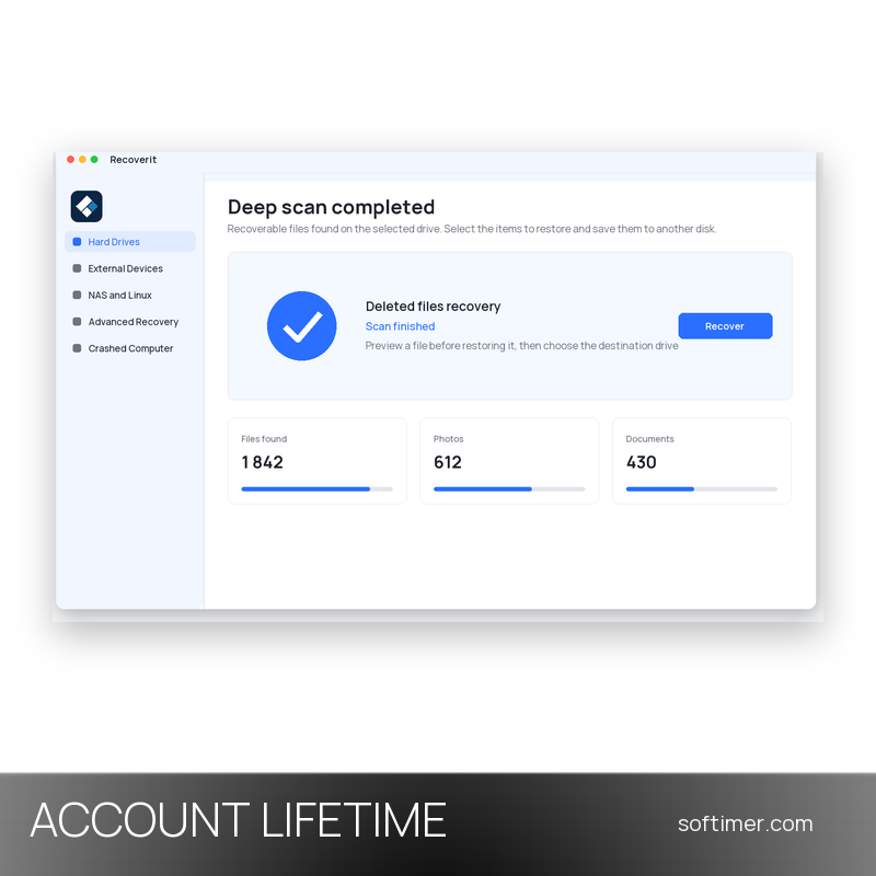 Recoverit - Lifetime - ACCOUNT